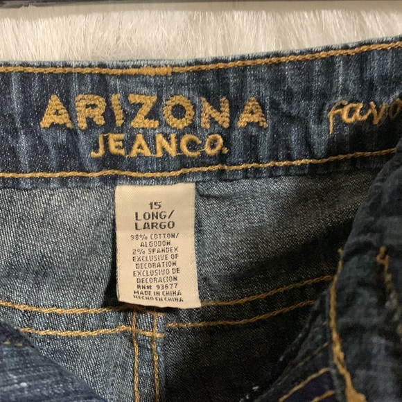 Arizona Jeanco. Favorite Flare jeans sz 15 long - Picture 5 of 11